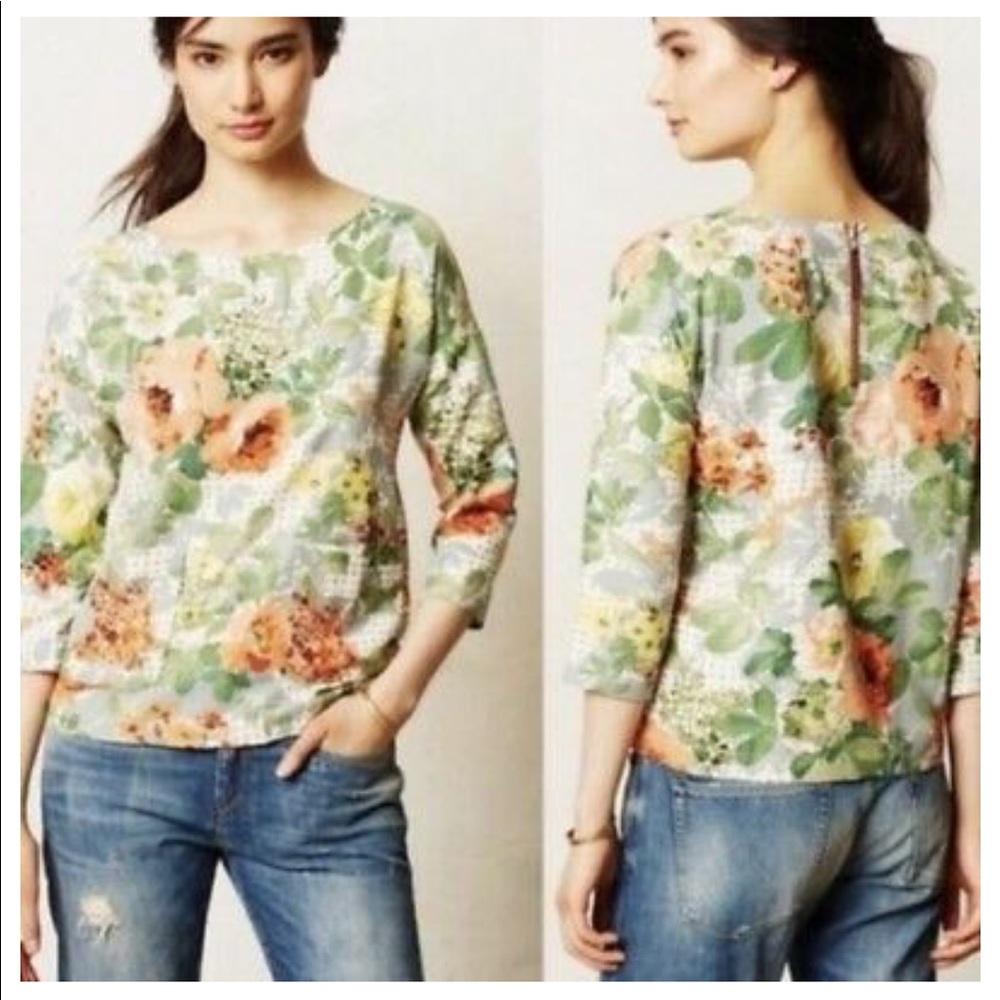ANTHRO - HD in Paris Bloomfield Top
